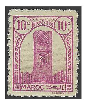 French Morocco #178 1943 Mint H Dark Gum