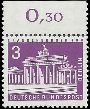 Germany Berlin #9N120a 1963 Mint NH w/Tab