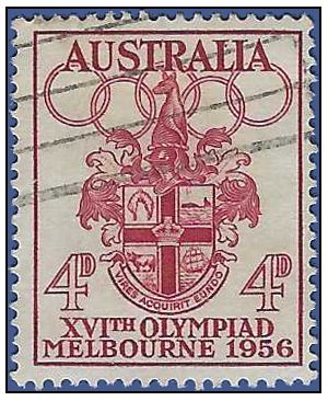 Australia # 288 1956 Used