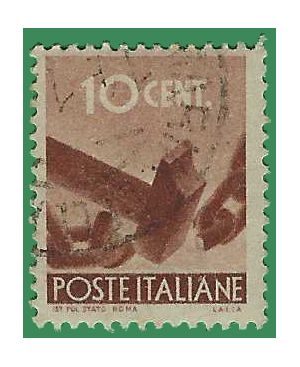 Italy # 463 1945 Used