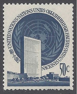 UN New York #  10 1951 Mint LH