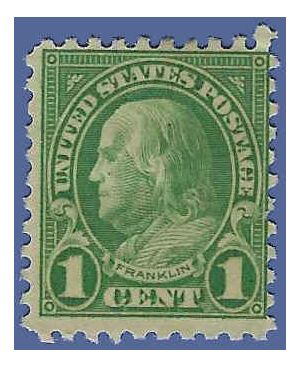 # 581 1c George Washington 1923 Used