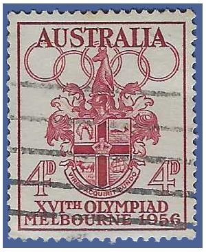 Australia # 288 1956 Used