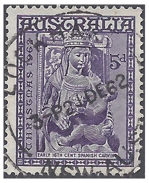 Australia # 348 1962 Used