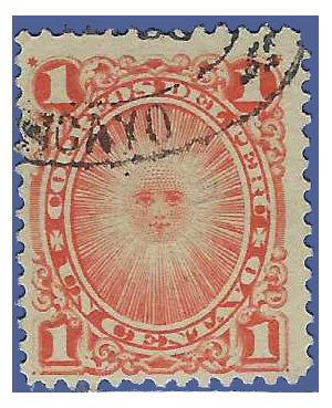 Peru # 105 1895 Used