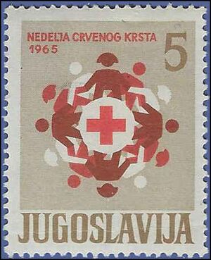 Yugoslavia #RA 30 1965 Mint H Crease