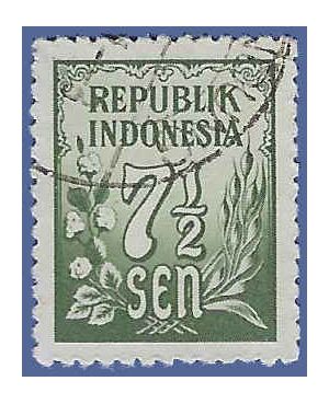Indonesia # 372 1951 Used