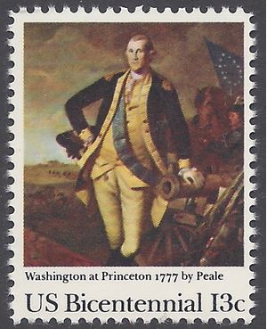 #1704 13c Washington at Princeton 1977 Mint NH