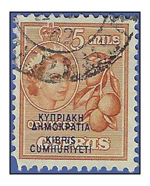 Cyprus # 185 1960 Used