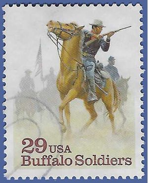 #2818 29c Buffalo Soldiers 1994 Used