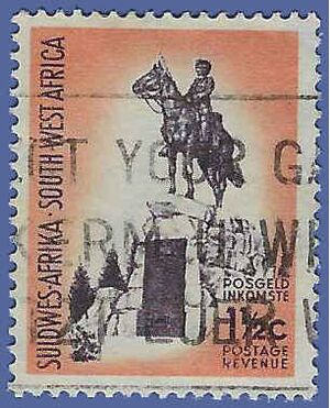 South West Africa # 282 1954 Used