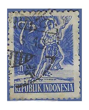 Indonesia # 384 1953 Used