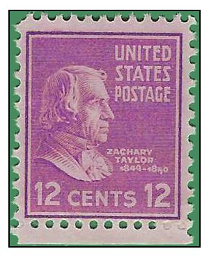 # 817 12c Presidential Issue Zachary Taylor 1938 Mint NH