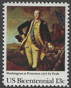 #1704 13c Washington at Princeton 1977 Mint NH