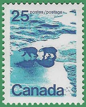 Canada # 597iii 1972 Mint NH Ty I 12.5perf