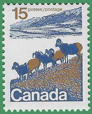 Canada # 595 1972 Mint NH Ty I Experimental OP4 Tagging