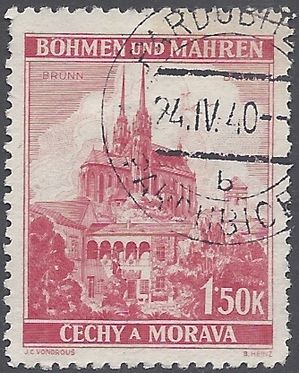 Bohemia and Moravia #32 1939 Used