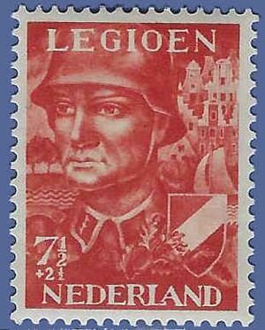 Netherlands #B144 1942 Mint H