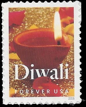 #5142 (47c Forever) Diwali 2016 Mint NH