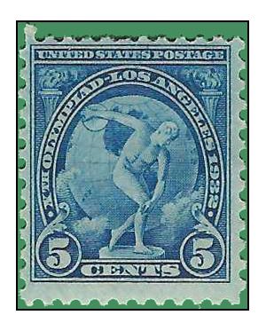 # 719 5c 1932 Olympic Games Myron's Discobolus 1932 Mint NH