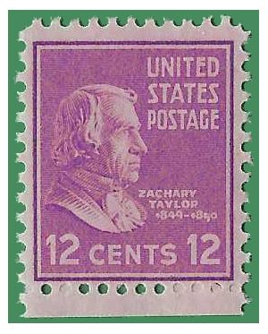 # 817 12c Presidential Issue Zachary Taylor 1938 Mint NH