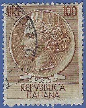 Italy # 688 1956 Used
