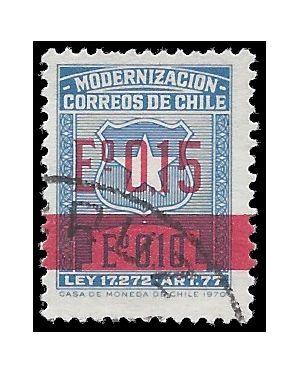 Chile #RA5 1972 Used