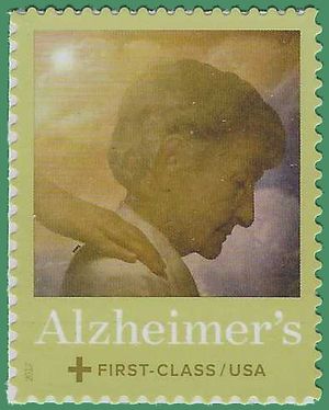 Scott B6 (49c +11c Surcharge) Alzheimer’s Disease Semi-postal 2017 Mint NH