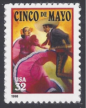 #3203 32c Cinco De Mayo 1998 Mint NH