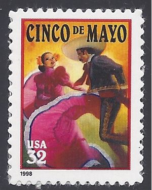 #3203 32c Cinco De Mayo 1998 Mint NH