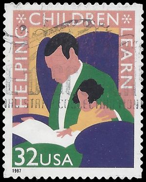 #3125 32c Helping Children Learn 1997 Used