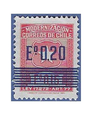 Chile #RA7 1972 Mint NH