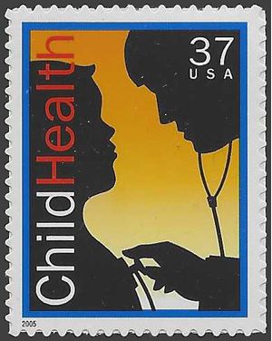 #3938 37c Child Health 2005 Mint NH