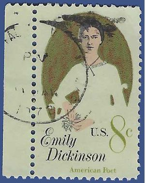 #1436 8c Emily Dickinson American Poet 1971 Used
