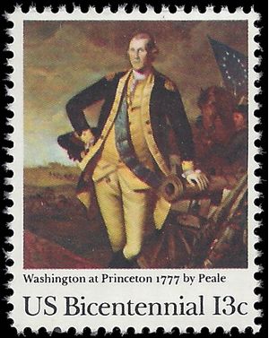 #1704 13c Washington at Princeton 1977 Mint NH