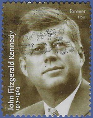 #5175 (49c Forever) John Fitzgerald Kennedy 2017 Used