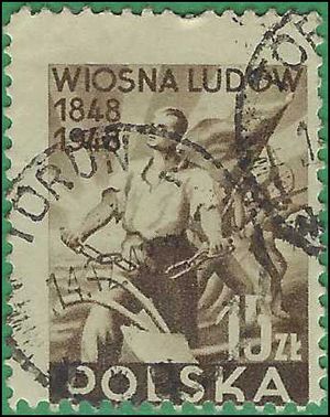 Poland # 417 1948 Used