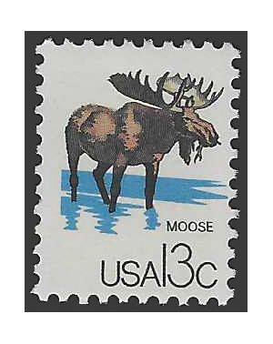 #1757e 13c CAPEX Wildlife From Canada Moose 1978 Mint NH