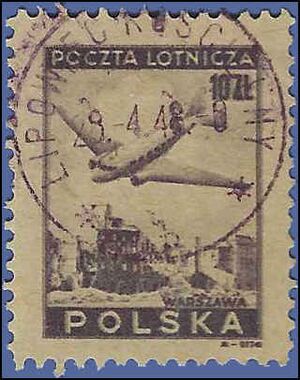 Poland #C14 1946 Used Purple CDS