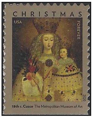 #5525 (55c Forever) Our Lady of Guápulo Booklet Single 2020 Mint NH