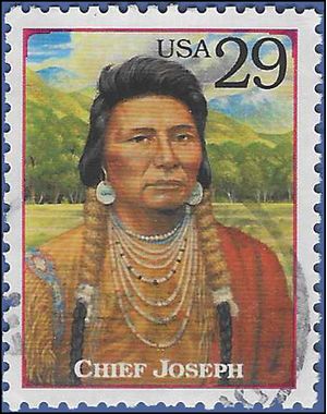 #2869f 29c Legends of The West Chief Joseph 1994 Used
