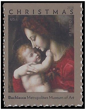 #5331 (50c Forever) Madonna and Child 2018 Mint NH