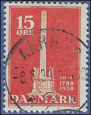 Denmark # 262 1938 Used
