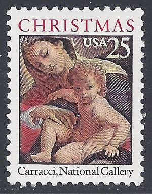 #2427 25c Madonna and Child 1989 Mint NH