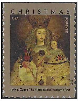 #5525 (55c Forever) Our Lady of Guápulo Booklet Single 2020 Mint NH