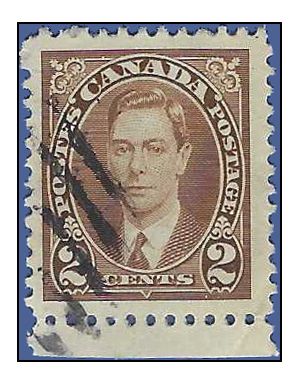 Canada # 232 1937 Used