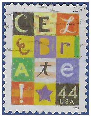 #4407 44c Celebrate 2009 Used