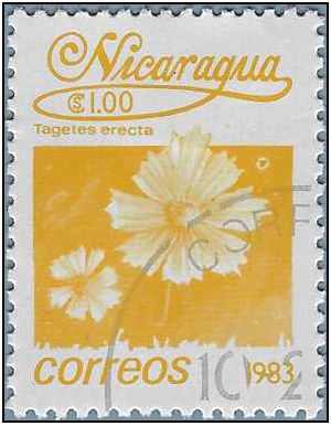 Nicaragua #1221 1983 CTO HR