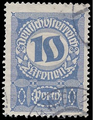 Austria #J 91 1920 Used