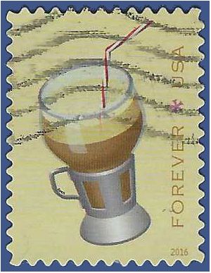 #5094 (47c Forever) Soda Fountain Favorites Egg Cream 2016 Used